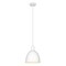 Z-Lite Sawyer 1 Light Pendant, Satin White & Satin White 4500P8-SW - alternate 2